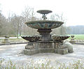 Marcusbrunnen, Ergänzungen in Bronze, 1975, Bremen-Bürgerpark