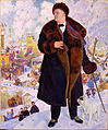 Boris Kustodijev, Portret Čaljapina (1921)