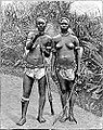 Kvinnelige krigere fra Dahomey i Afrika fra før 1900.