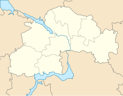 Pysmenne is located in Dnipropetrovsk Oblast