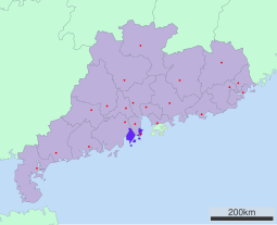 Localização de Zhuhai