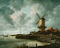 『ウェイク・ベイ・ドゥールステーデの風車』(1670年頃) ヤーコプ・ファン・ロイスダール