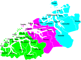 Romsdal – Mappa
