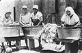 women doing laundry in Binyamina, 1930