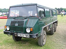 Green 6-wheeled Pinzgauer 718K