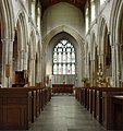 Intérieur de l'église St Giles-without-Cripplegate où se maria le jeune couple Cromwell en 1620.