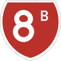 State Highway 8B marker