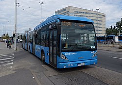 Van Hool NewAG300 a Könyves Kálmán körúton