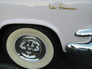 Front fender detail of this car.