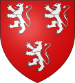 Coat of arms of the Stein family, lords of Heisdorf.