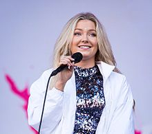 Color photograph of Astrid S performing live in July 2016