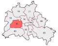 Deutsch: Wahlkreis 81 der Wahl zum 17. deutschen Bundestag 2009: Berlin - Charlottenburg - Wilmersdorf