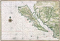 Image 18California was often depicted as an island, due to the Baja California peninsula, from the 16th to the 18th centuries, such as in this 1650 map by cartographer Johannes Vingboons. (from History of California)