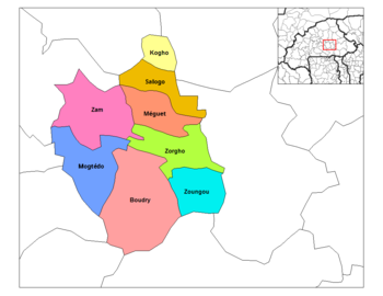 Kogho Department location in the province