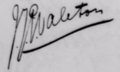 Handtekening van Josué Jean Philippe Valeton (1884-1941)