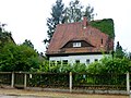 Gartenstadt Hellerau: Einfamilienwohnhaus und Garage (Einzeldenkmal zu ID-Nr. 09210046)