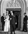 James et Gloria Stewart, le jour de leur mariage (1949).