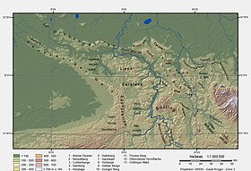 Carte de la forêt de Teutberg.