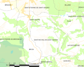 Poziția localității Saint-Geoirs