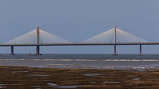 Bandra–Worli Sea Link from Dadar Beach