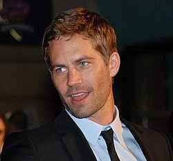 Brian O’Connerin näyttelijä Paul Walker Fast & Furiousin ensi-illassa Leicester Squarella