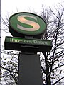 Unter den Linden (S-Bahn sign at one of the entrances)