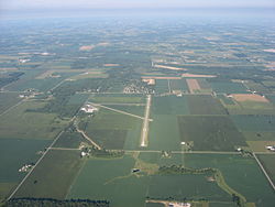 The Sidney Municipal Airport, located in north-central Orange Township