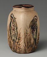 Small vase with birds, 1905, c. 3 in, 8 cm tall