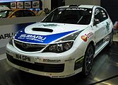 Subaru Impreza N14 (Subaru Rallye Team Spain) auf der Barcelona Auto Show (2009)