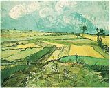 Wheatfields at Auvers under Clouded Sky (July 1890)