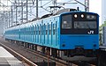 A Keiyo Line 201 series EMU, July 2010