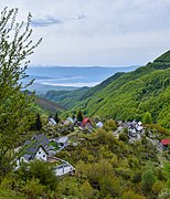 Gorna Belica, Ohrid Lake in background.