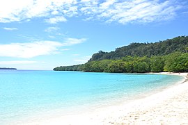 Strand az Espiritu Santo-n.