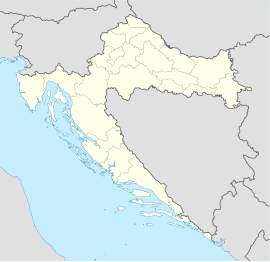 Слуњ на карти Хрватске