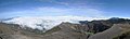 Distant wide view of Irazu volcano