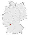 Position von Eberbach in Deutschland