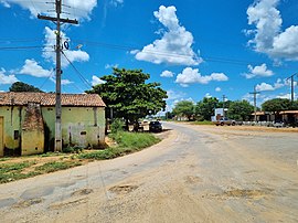 Entorno do entroncamento entre BR-349 e BA-161, em Serra do Ramalho.