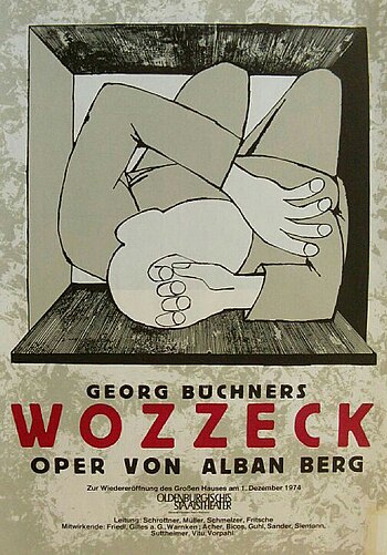 Hans Heinrich Palitzsch 1974 poster Wozzek