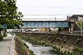 平野川鉄橋。　大阪市平野区加美鞍作3丁目付近。 （2009年5月）