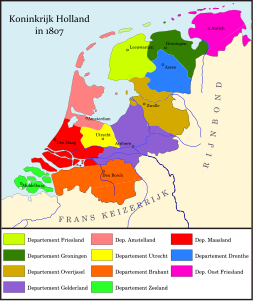 Regno d'Olanda - Localizzazione