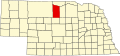 State map highlighting Brown County