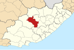 Location in the Eastern Cape