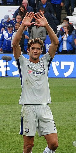 Alonso a Chelsea színeiben 2017-ben