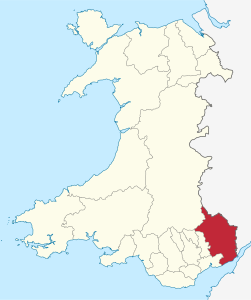 Monmouthshire – Localizzazione