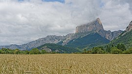 Mont Aiguille seen from Clelles