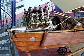 Antoinette V8 d'Antoinette VII, à carénage de bateau runabout, du musée du Bourget