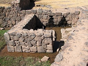 Fuentes incas en Racchi