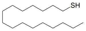 Strukturformel von 1-Hexadecanthiol