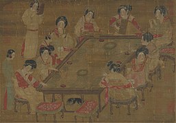 Concierto de palacio de la dinastía T'ang (618-907).