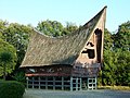 A traditional Batak house of Sumatra